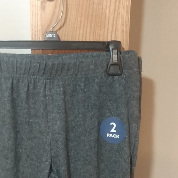 (2) Simply Styled by Sears Pajama/Comfy Pants Gray - Picture 2 of 7